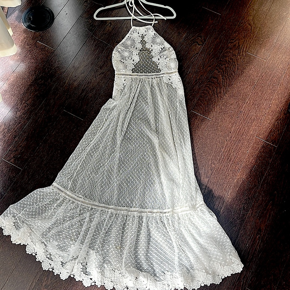 Beautiful vintage lace nightgown